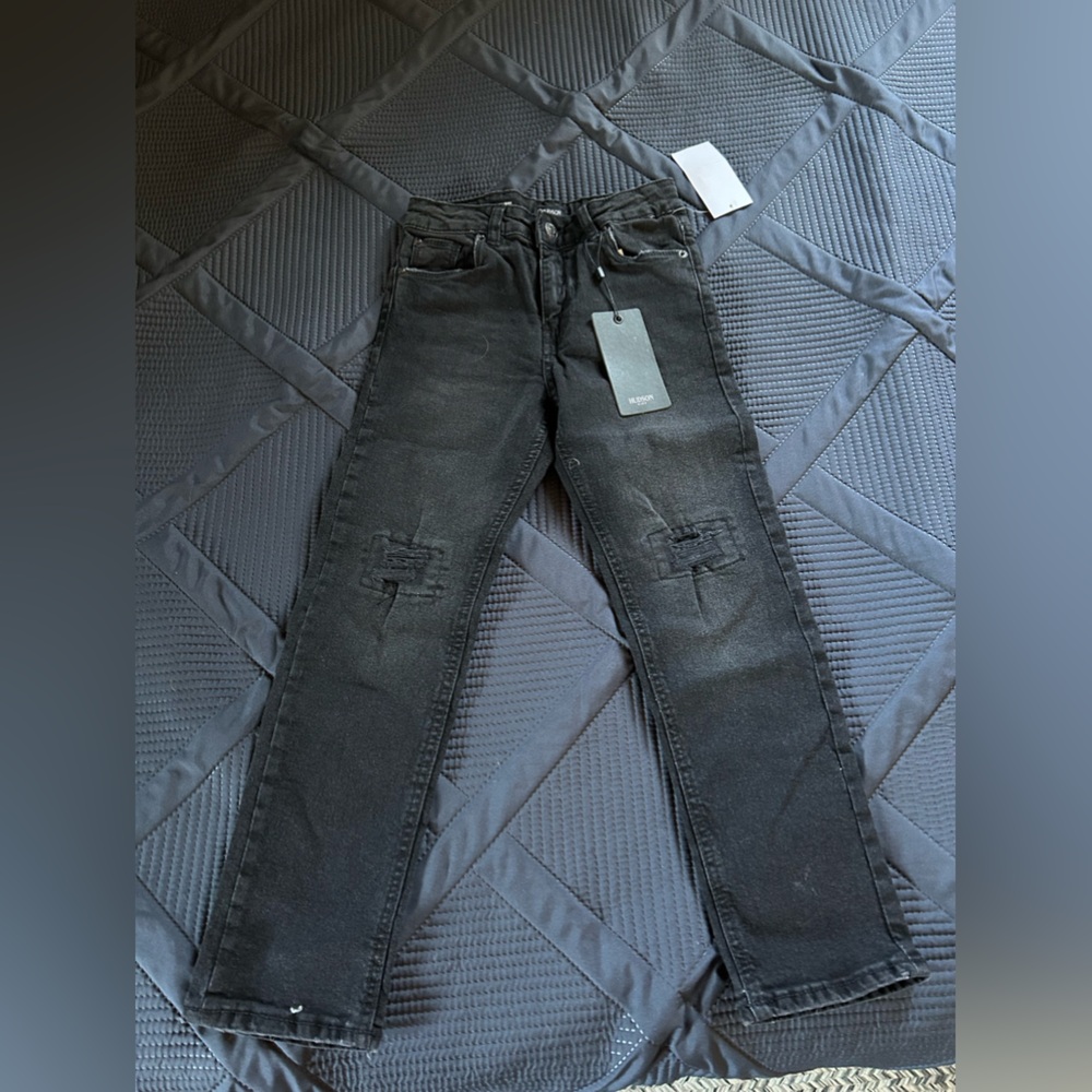 Hudson’s girls black jeans brand new size 7